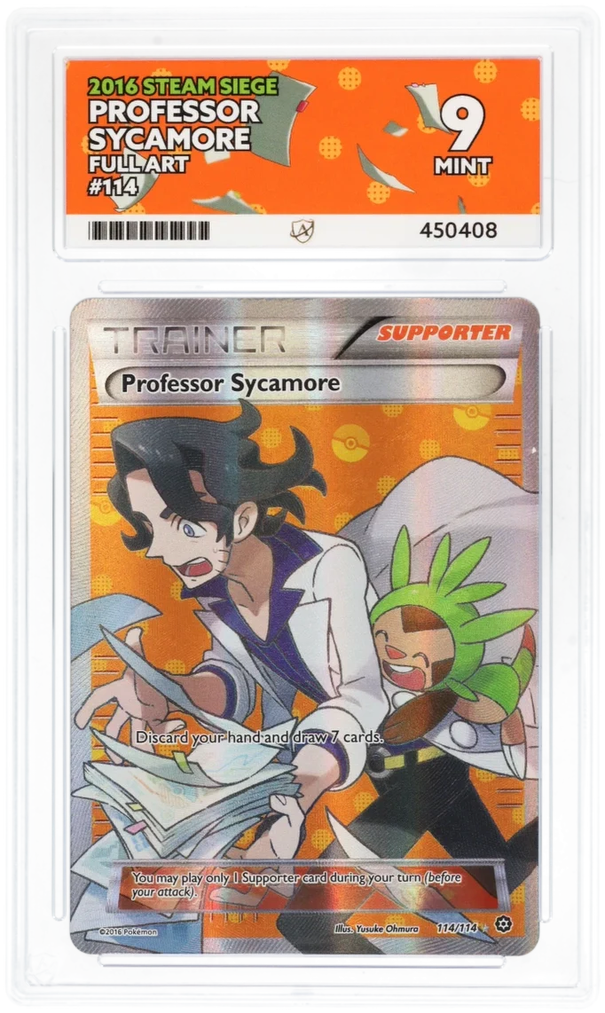 ACE 9 - Professor Sycamore Full Art - 114/114 - Steam Siege - Pokemon