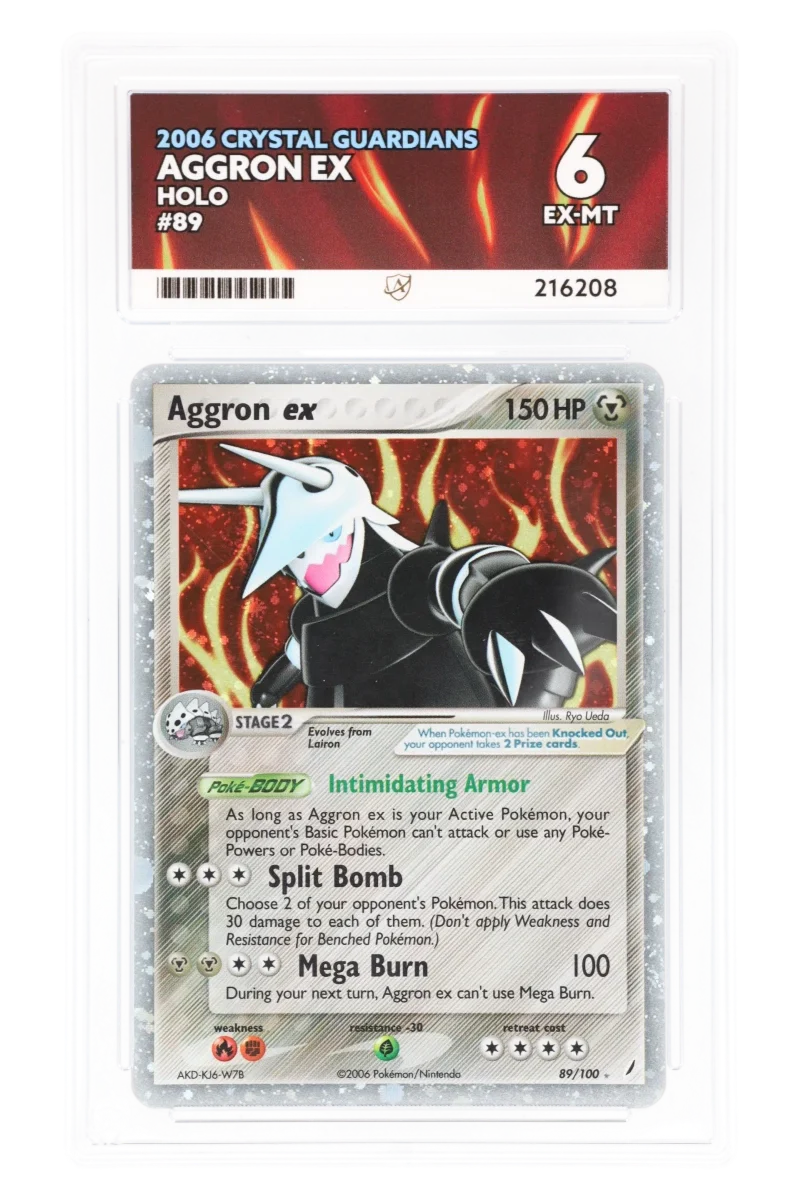 Aggron ex 89/100 - ACE 6 - Crystal Guardians - 2006 - Holo