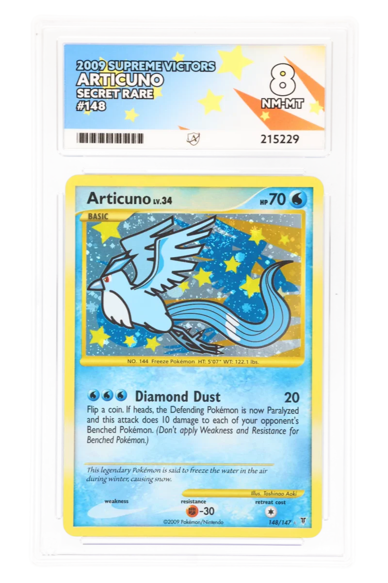 Articuno 148/147 - ACE 8 - Supreme Victors - 2009 - Secret Rare