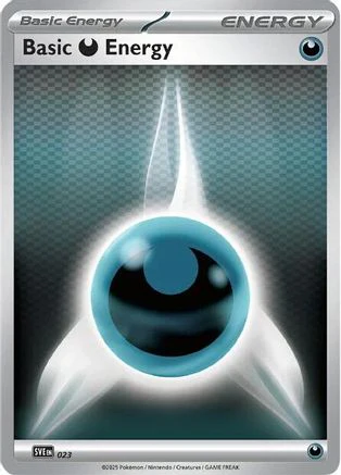 Basic Darkness Energy - 023 23 - SVE Scarlet & Violet Energies Reverse Holofoil