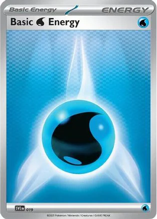 Basic Water Energy - 019 19 - SVE Scarlet & Violet Energies Reverse Holofoil
