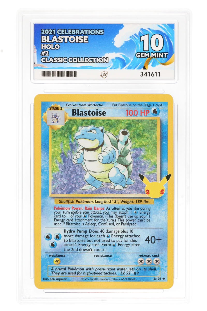 Ace 10 - Blastoise 2/102 - 25th Anniversary Celebrations