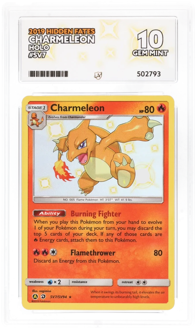 Chameleon Holo SV7 - Ace 10 - Hidden Fates