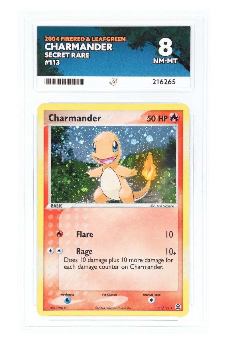 Charmander 113/112 - ACE 8 - FireRed & LeafGreen - 2004 - Secret Rare