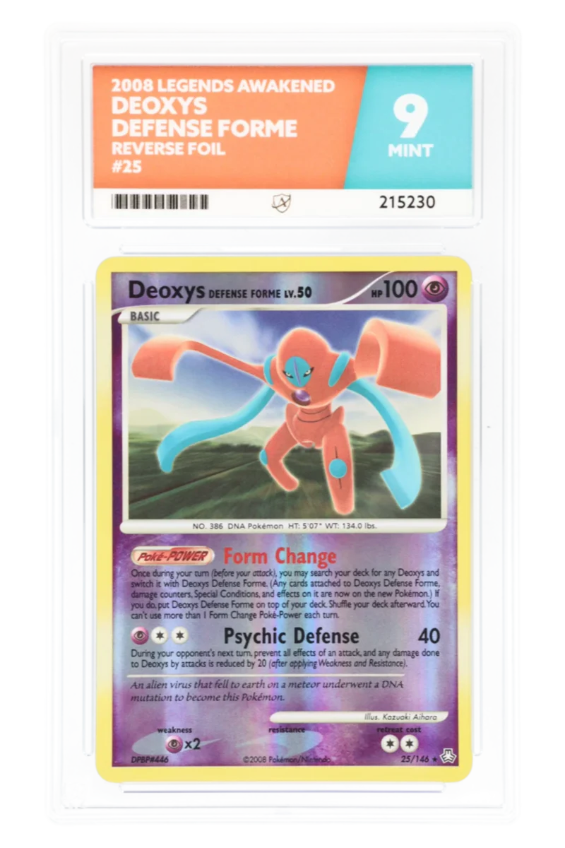 Deoxys Defense Forme 25/146 - ACE 9 - Legends Awakened - 2008 - Reverse Foil