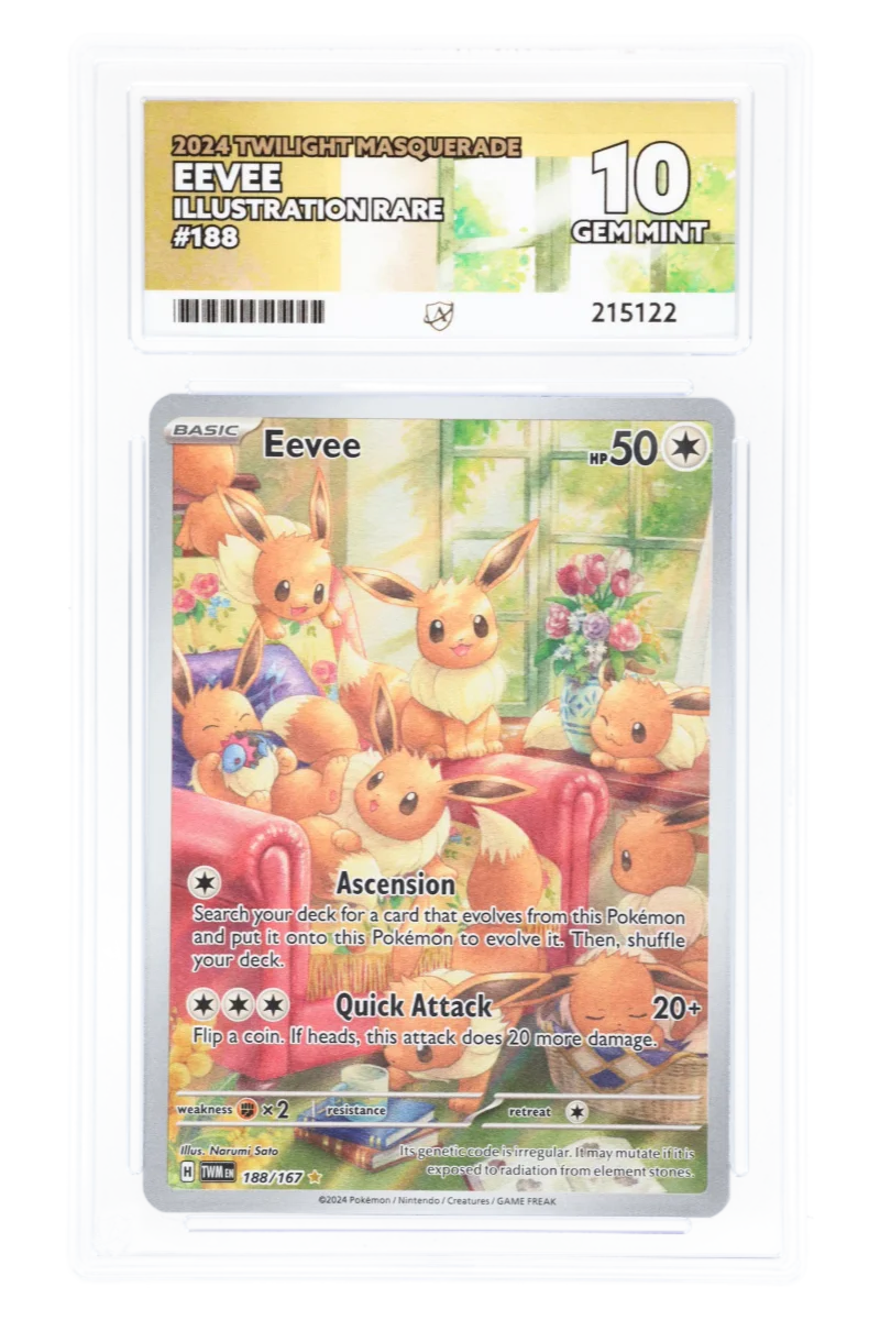 Eevee 188/167 - ACE 10 - Twilight Masquerade - 2024 - Illustration Rare