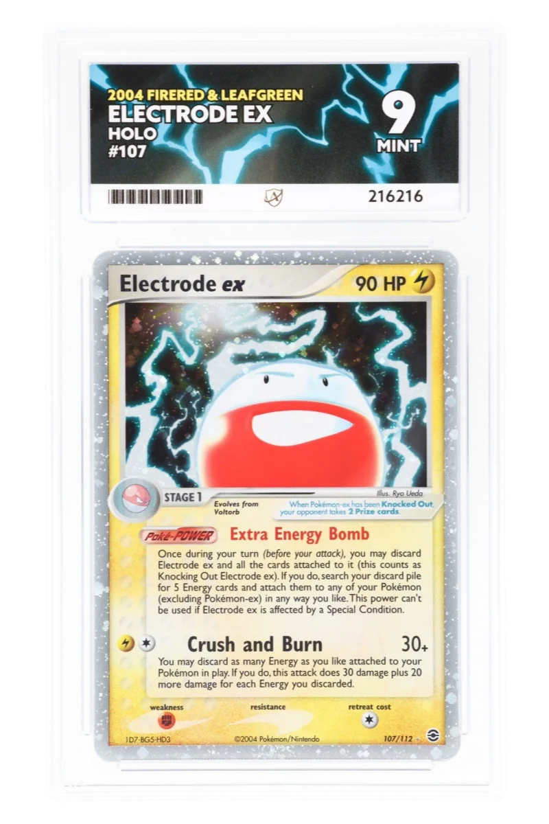 Electrode ex 107/112 - ACE 9 - FireRed & LeafGreen - 2004 - Holo