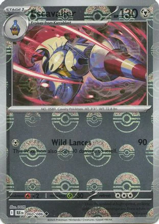Escavalier - 065/086 (Poke Ball Pattern) 65 - SV Black Bolt Holofoil