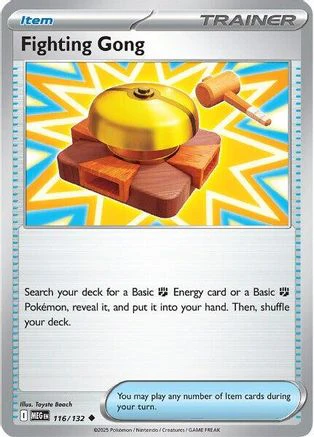 Fighting Gong - 116/132 116 - ME01 Mega Evolution