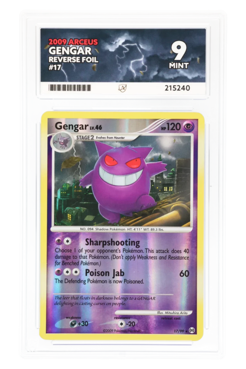 Gengar 17/99 - ACE 9 - Arceus - 2009 - Reverse Foil