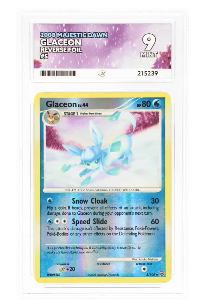 Glaceon - 5/100 - ACE 9 - Majestic Dawn - 2008