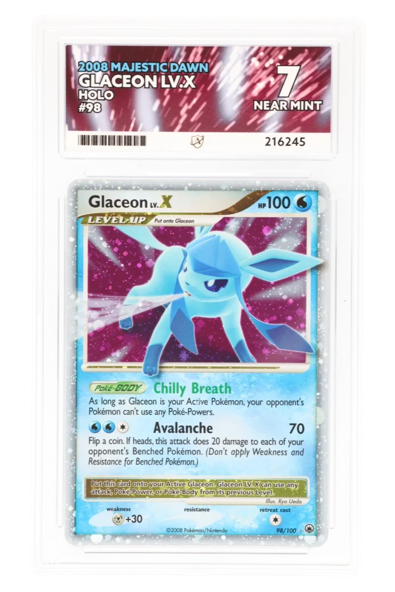 Glaceon LV.X 98/100 - ACE 7 - Majestic Dawn - 2008 - Holo