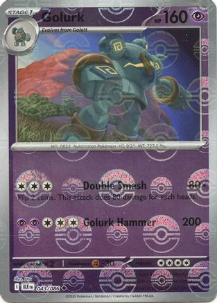 Golurk - 046/086 (Poke Ball Pattern) 46 - SV Black Bolt Holofoil