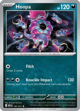 Hoopa 141 - ME Ascended Heroes Reverse Holofoil