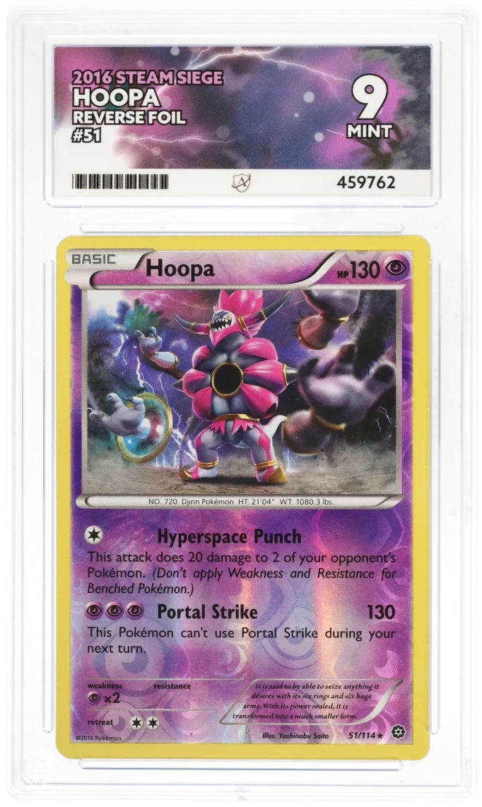 Hoopa 51/114 Reverse Foil - Ace 9 - Steam Siege