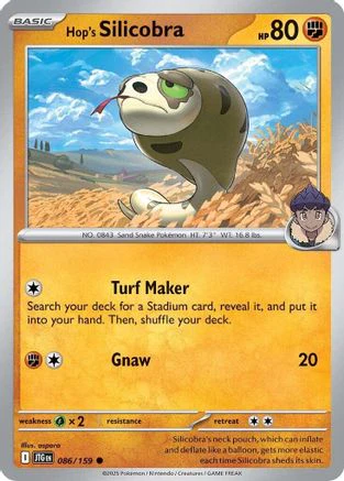 Hop's Silicobra 86 - SV09 Journey Together Reverse Holofoil