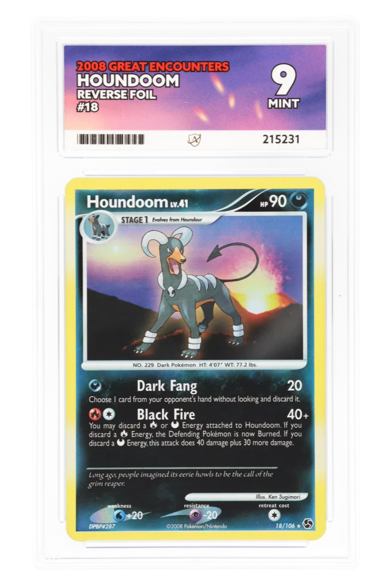 Houndoom 18/106 - ACE 9 - Great Encounters - 2008 - Reverse Foil
