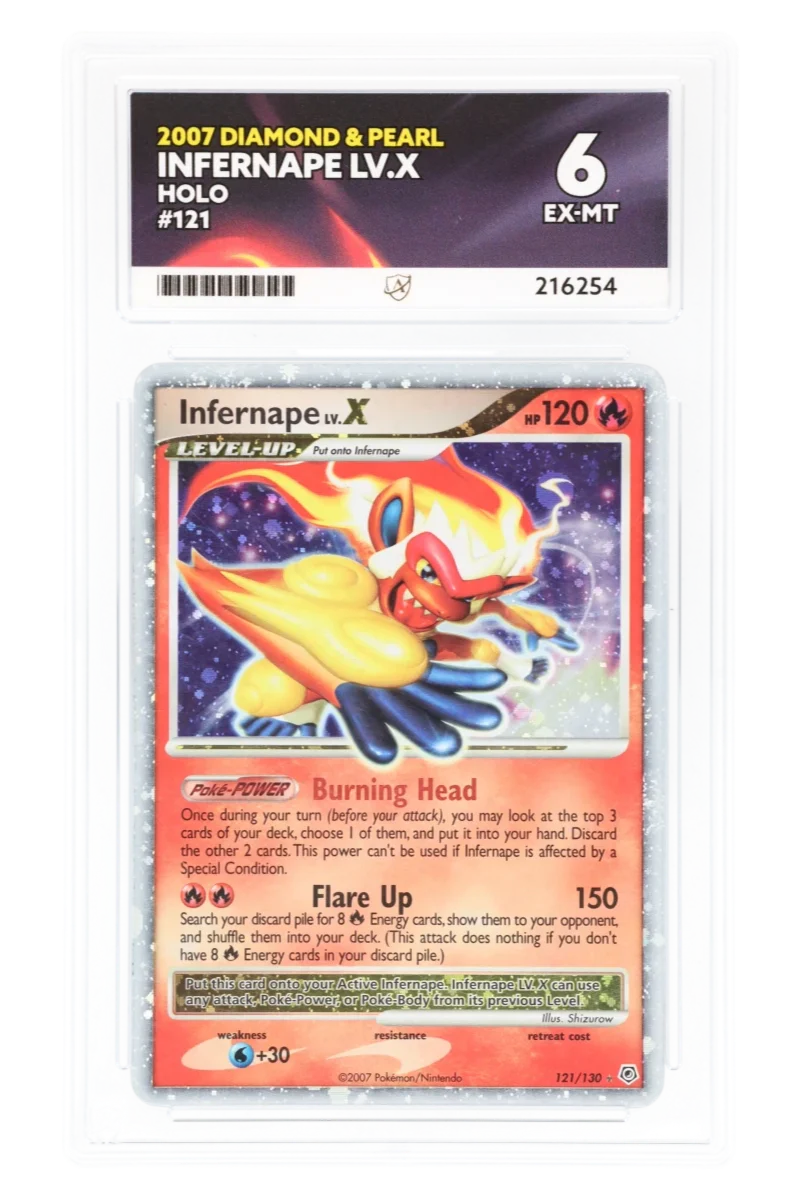 Infernape LV.X 121/130 - ACE 6 - Diamond & Pearl - 2007 - Holo