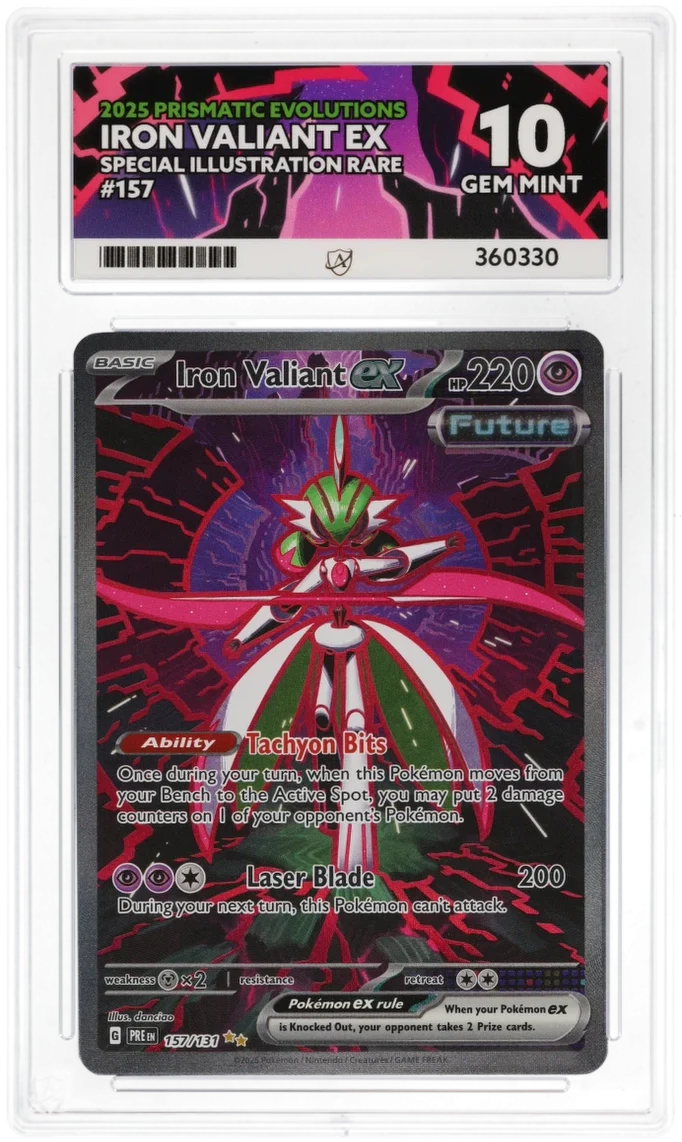Iron Valiant EX SIR - Ace 10 - Prismatic Evolutions