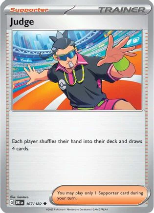 Judge - 167/182 167 - SV10 Destined Rivals Reverse Holofoil