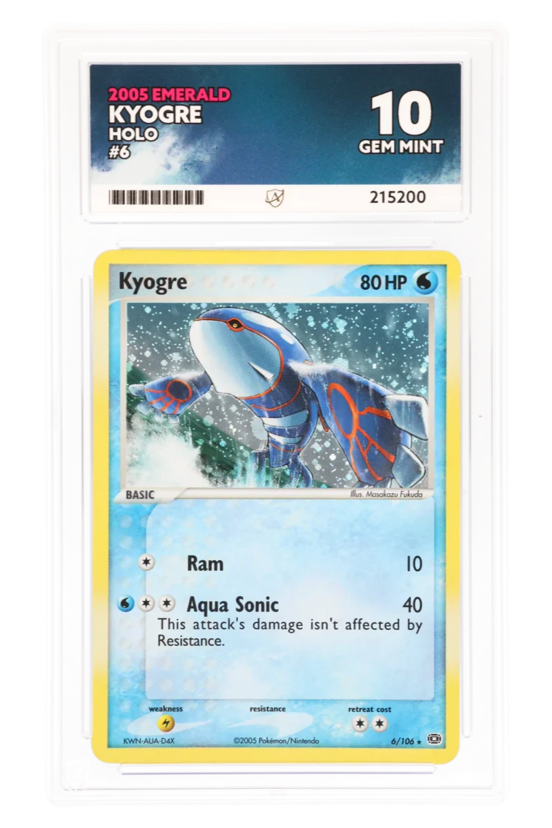 Kyogre - 6/106 - ACE 10 - Emerald - 2005