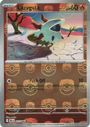 Larvesta - 018/086 (Master Ball Pattern) 18 - SV Black Bolt Holofoil