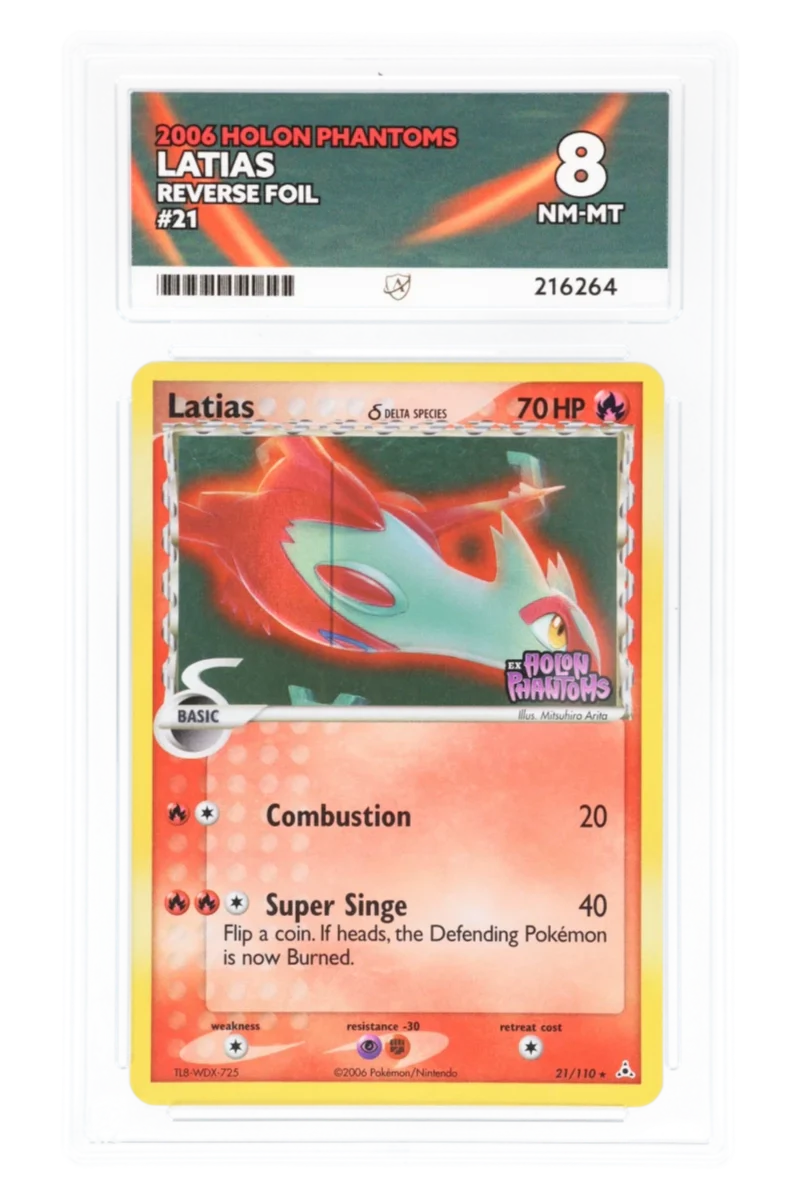 Latias 21/110 - ACE 8 - Holon Phantoms - 2006 - Reverse Foil