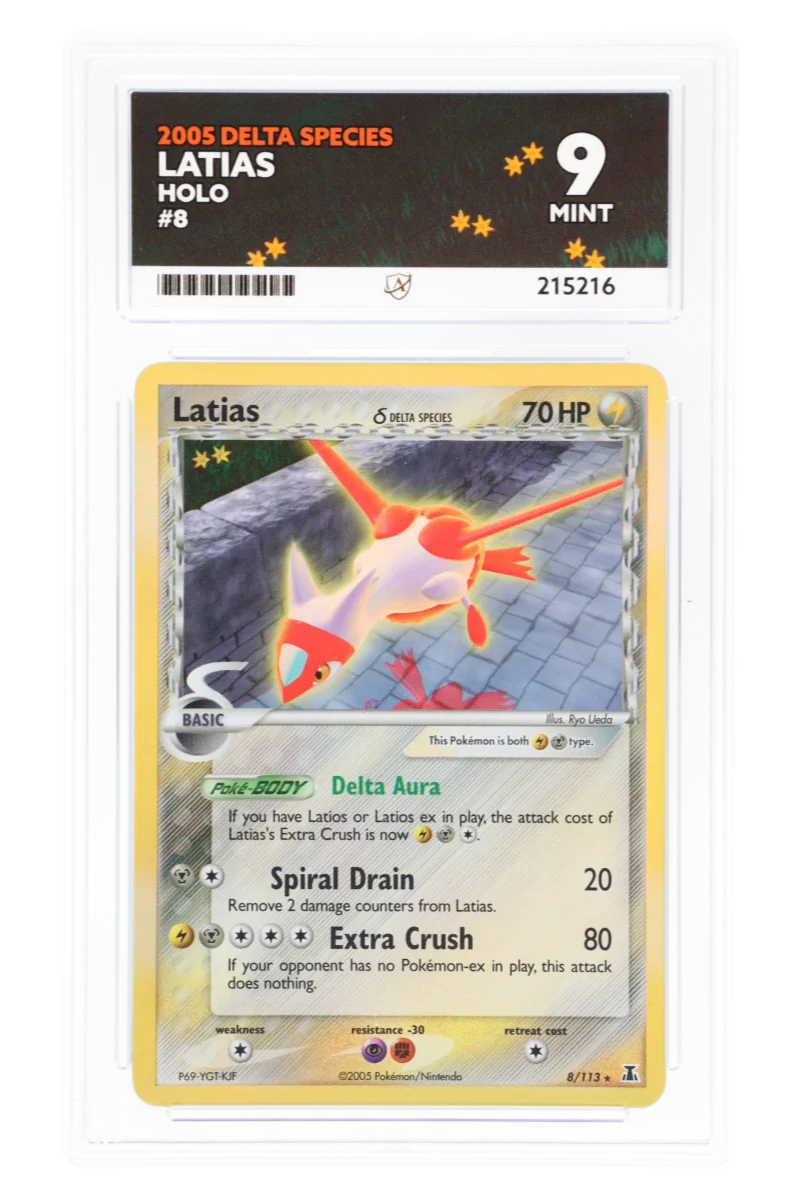 Latias - 8/113 - ACE 9 - Delta Species - 2005