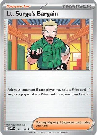 Lt. Surge's Bargain - 120/132 120 - ME01 Mega Evolution