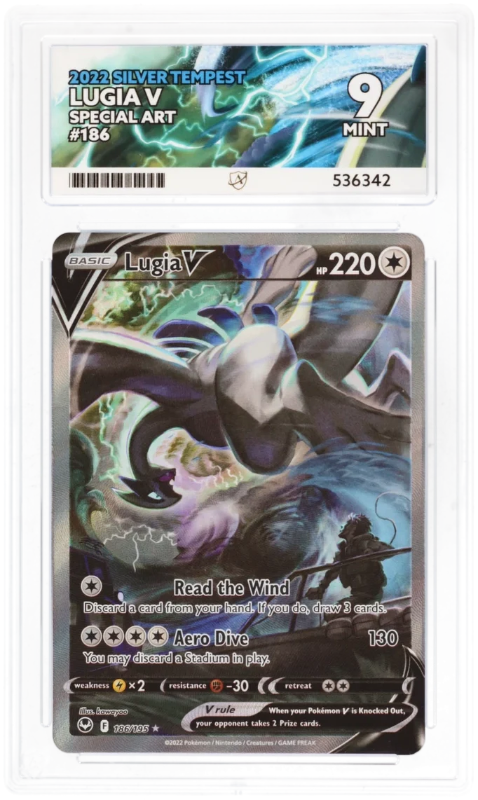 Lugia V 186/195 - Ace 9 - Silver Tempest