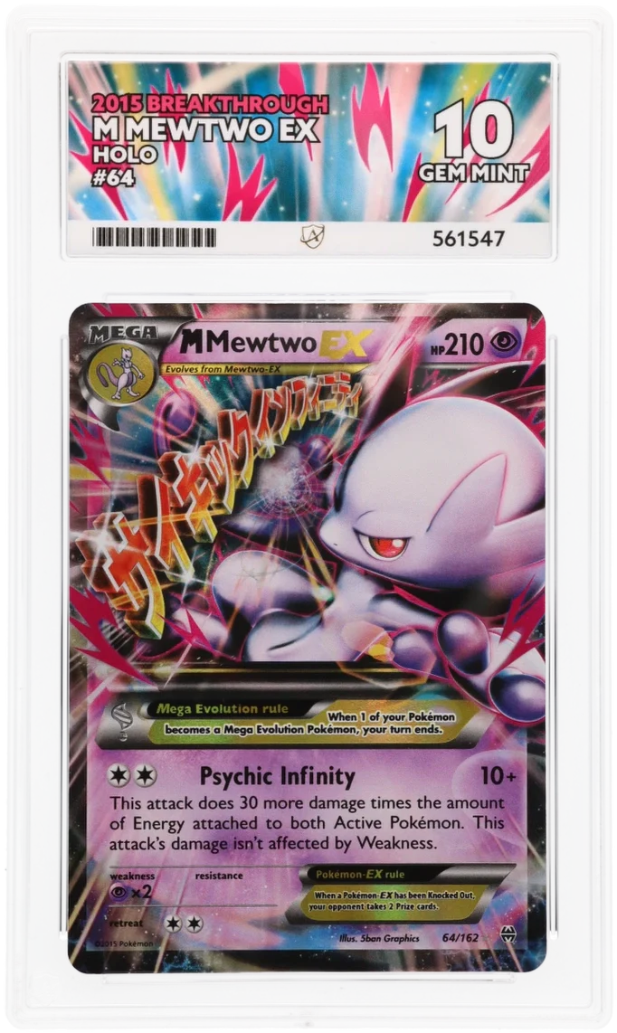 M Mewtwo EX Holo 64/162 - Ace 10 - 2015 Breakthrough