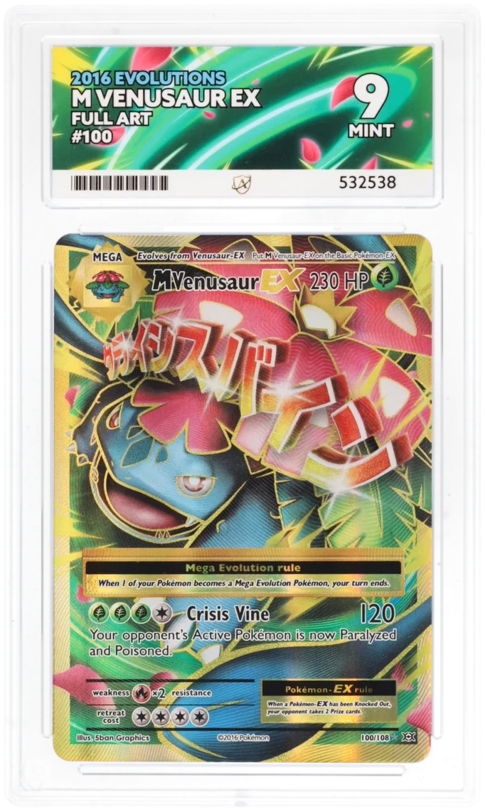 M Venusaur EX 100/108 - Ace 9 - Evolutions