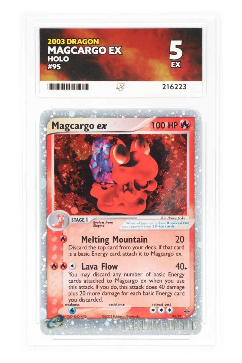 Magcargo ex 95/97 - ACE 5 - Dragon - 2003 - Holo