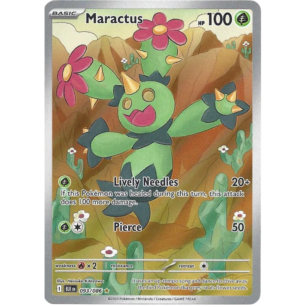 Maractus - 093/086 93 - SV Black Bolt Holofoil