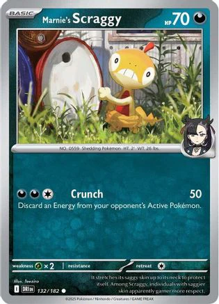 Marnie's Scraggy 132 - SV10 Destined Rivals
