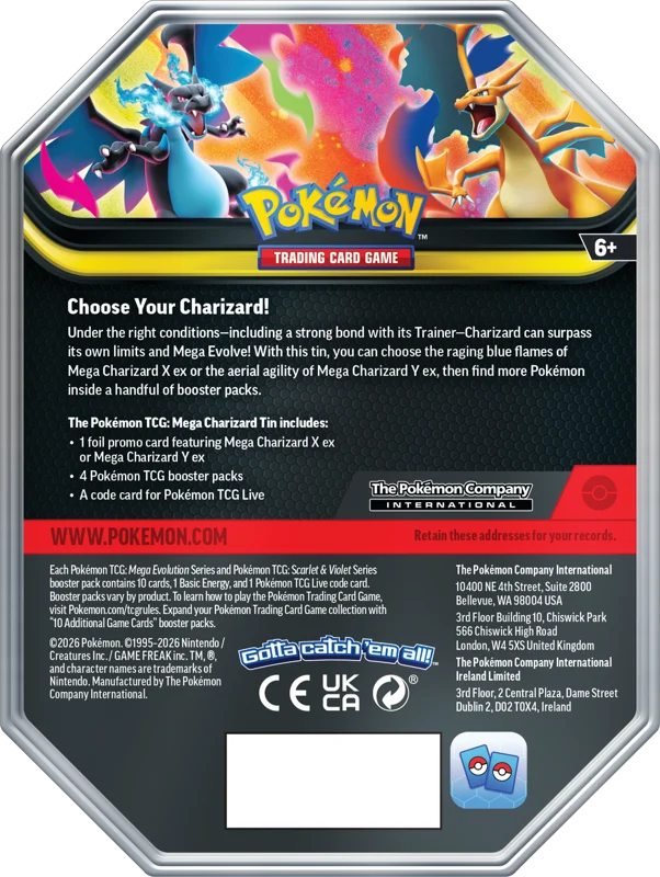 Mega Charizard X EX Gift Tin - Image 2