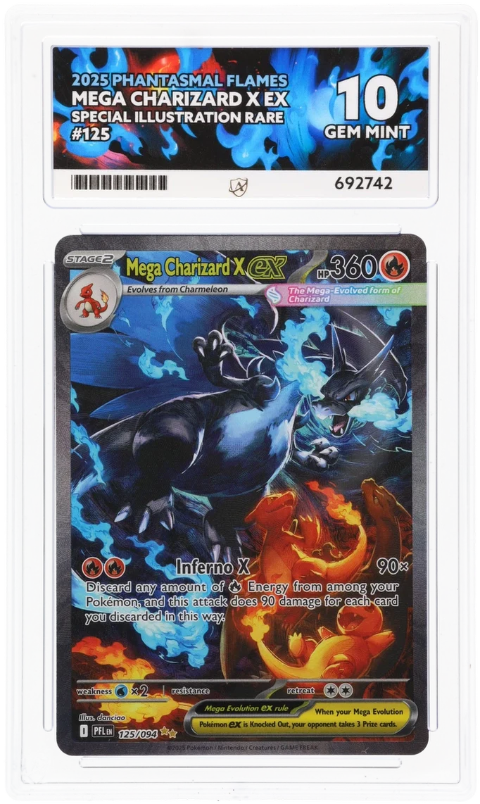 ACE 10 - Mega Charizard X EX SIR 125/094 - Phantasmal Flames