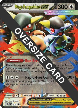 Mega Kangaskhan ex - 025 25 - Jumbo Cards Holofoil