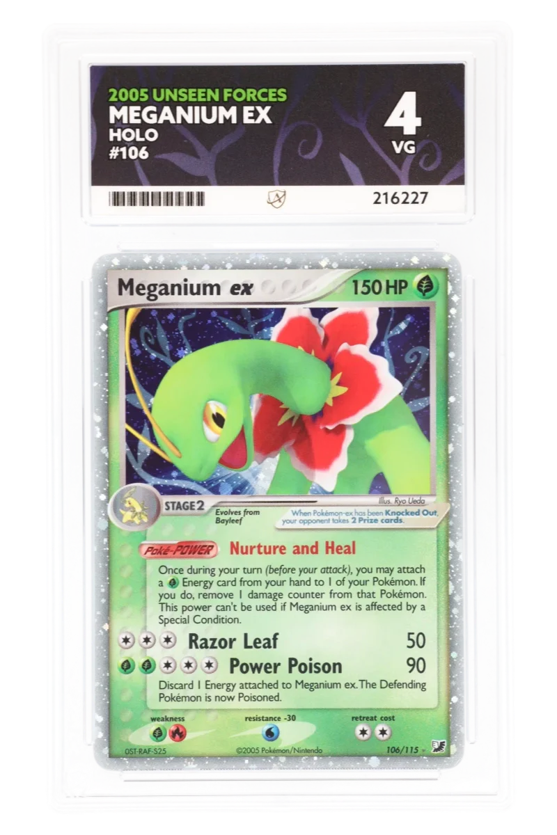 Meganium ex 106/115 - ACE 4 - Unseen Forces - 2005 - Holo