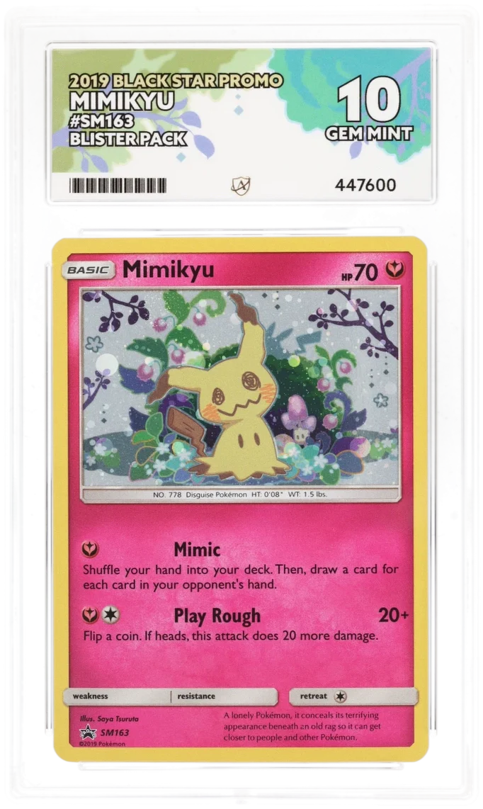 Mimikyu SM163 - Ace 10 - Black Star Promo