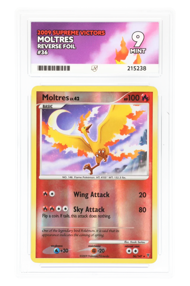 Moltres 36/147 - ACE 9 - Supreme Victors - 2009 - Reverse Foil