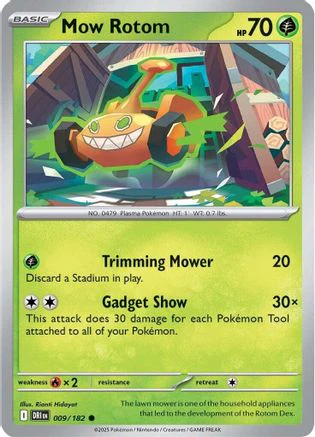 Mow Rotom 9 - SV10 Destined Rivals Reverse Holofoil
