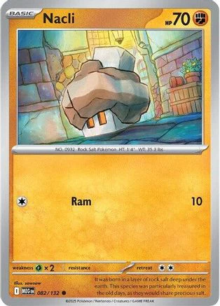 Nacli 82 - ME01 Mega Evolution Reverse Holofoil
