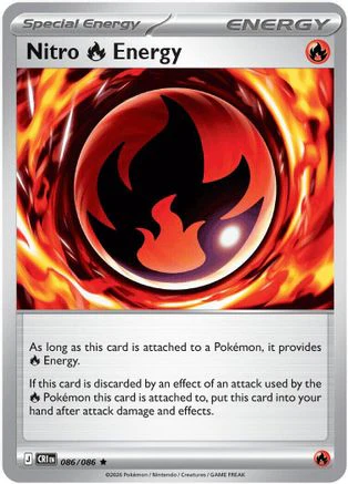 Nitro Fire Energy 86 - ME04 Chaos Rising Reverse Holofoil