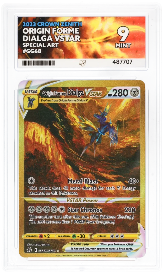 Origin Forme Dialga VSTAR GG68 - Ace 9 - Crown Zenith