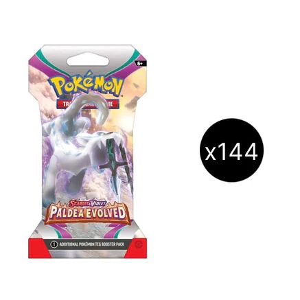 Paldea Evolved Sleeved Booster Case