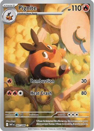 Pignite - 097/086 97 - SV White Flare Holofoil