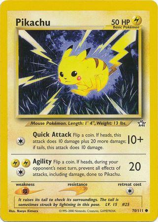 Pikachu 70/111 - Neo Genesis Unlimited