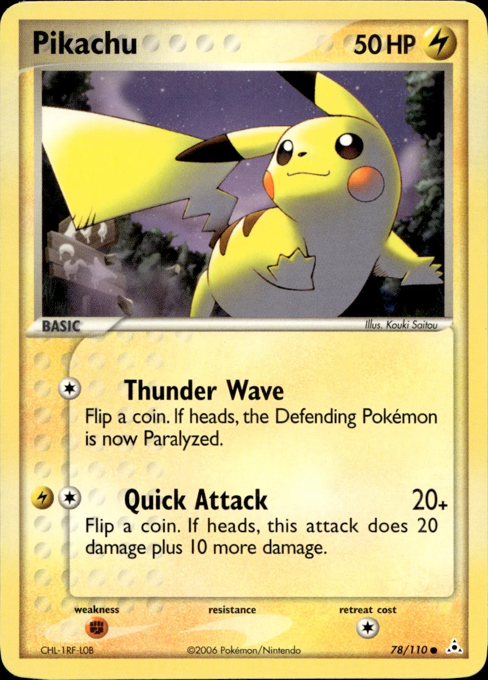 Pikachu 78/110 - Holon Phantoms - Image 3