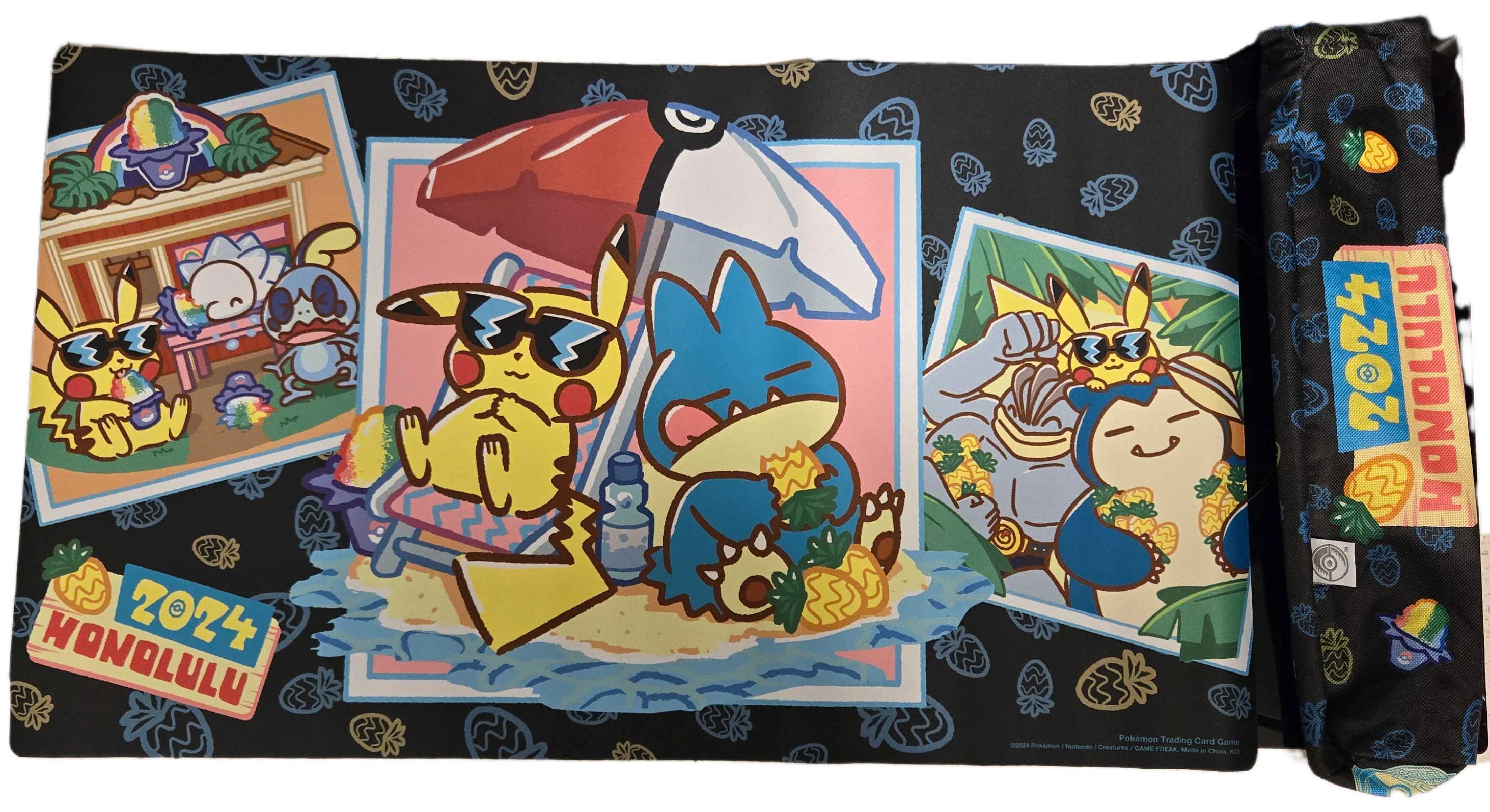 Pikachu/Munchlax 2024 Honolulu Playmat